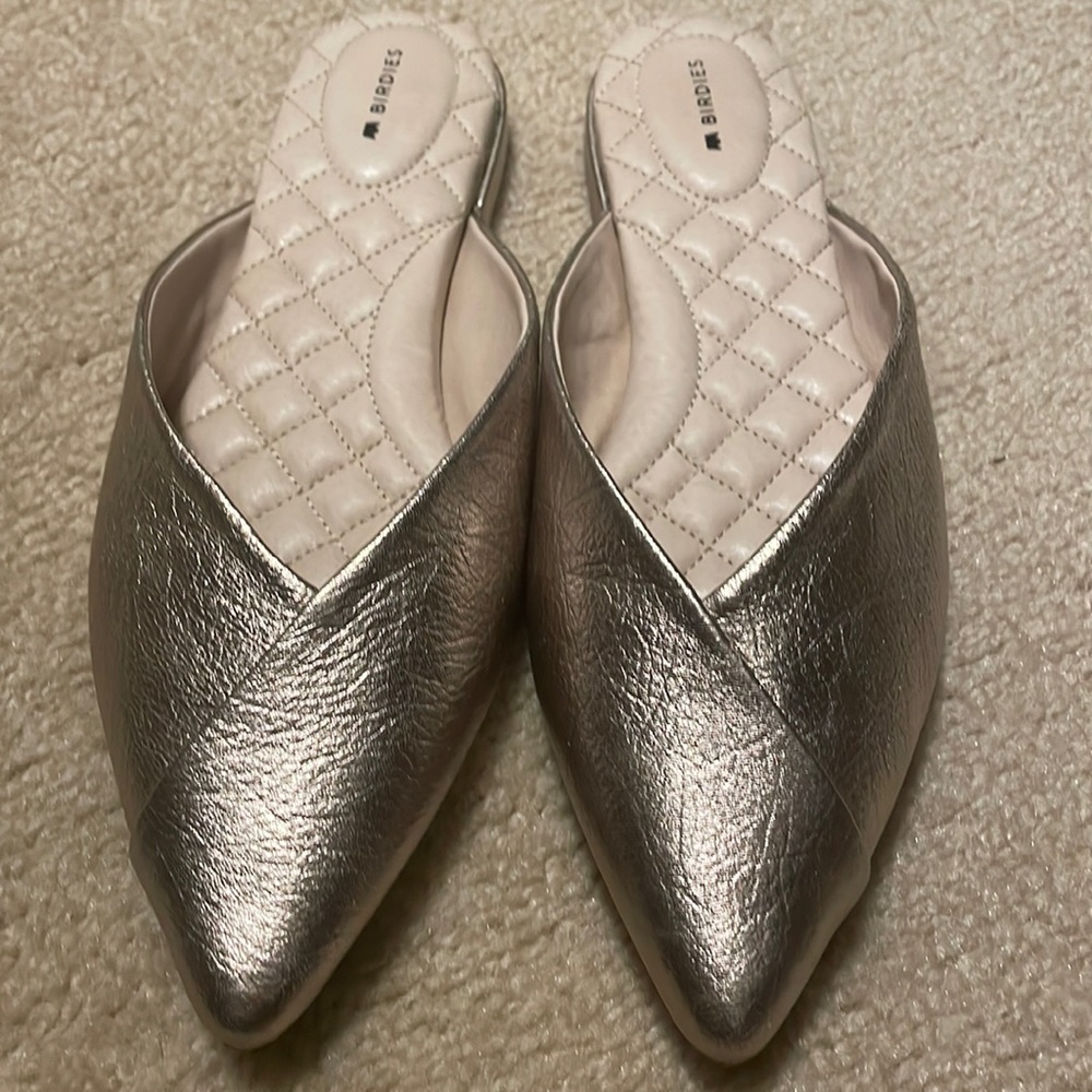 Birdies metallic mule